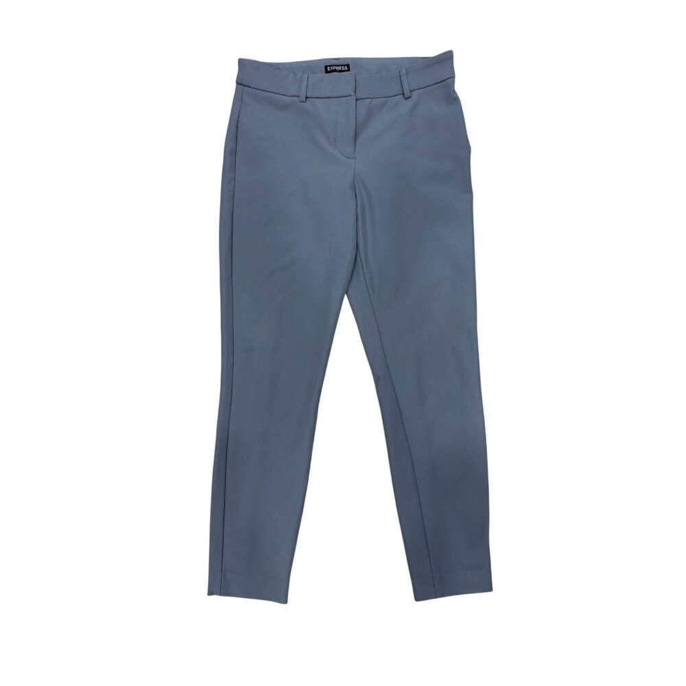 Express Womens Gray Slim Ankle Dress Pants Size 0S